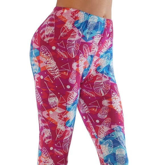 Pants - Casual Leggings super soft and comfortable with elastic waist band PL203 Pink